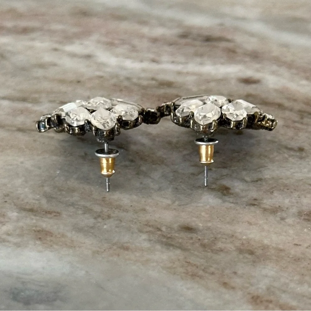 Sparkly Stud Rhinestone Statement Earrings - Holiday / Party / Going Out